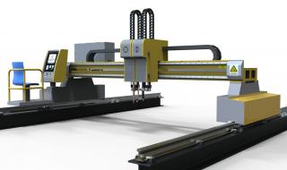 数控等离子火焰切割机 数控等离子火焰切割机