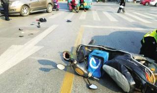 外卖小哥被撞死 外卖小哥被撞死