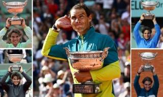 纳达尔大满贯数量分布